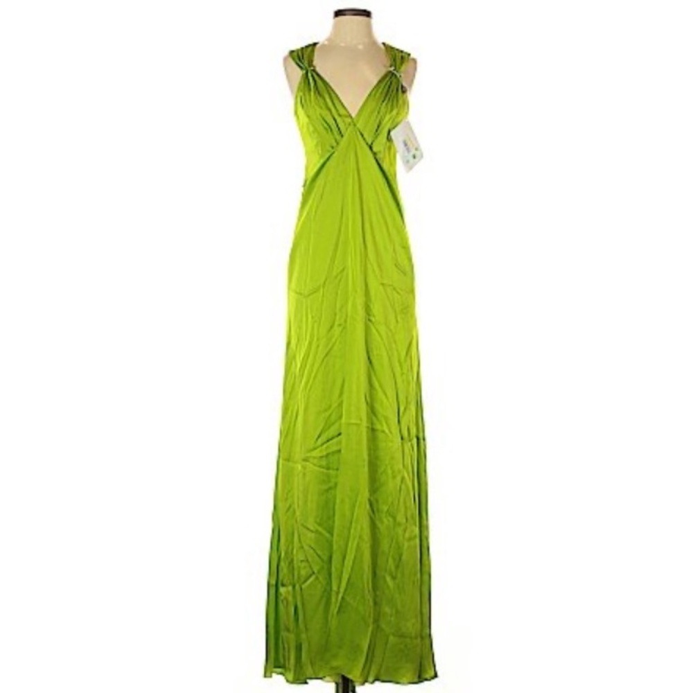 Moschino green cocktail dress NWT